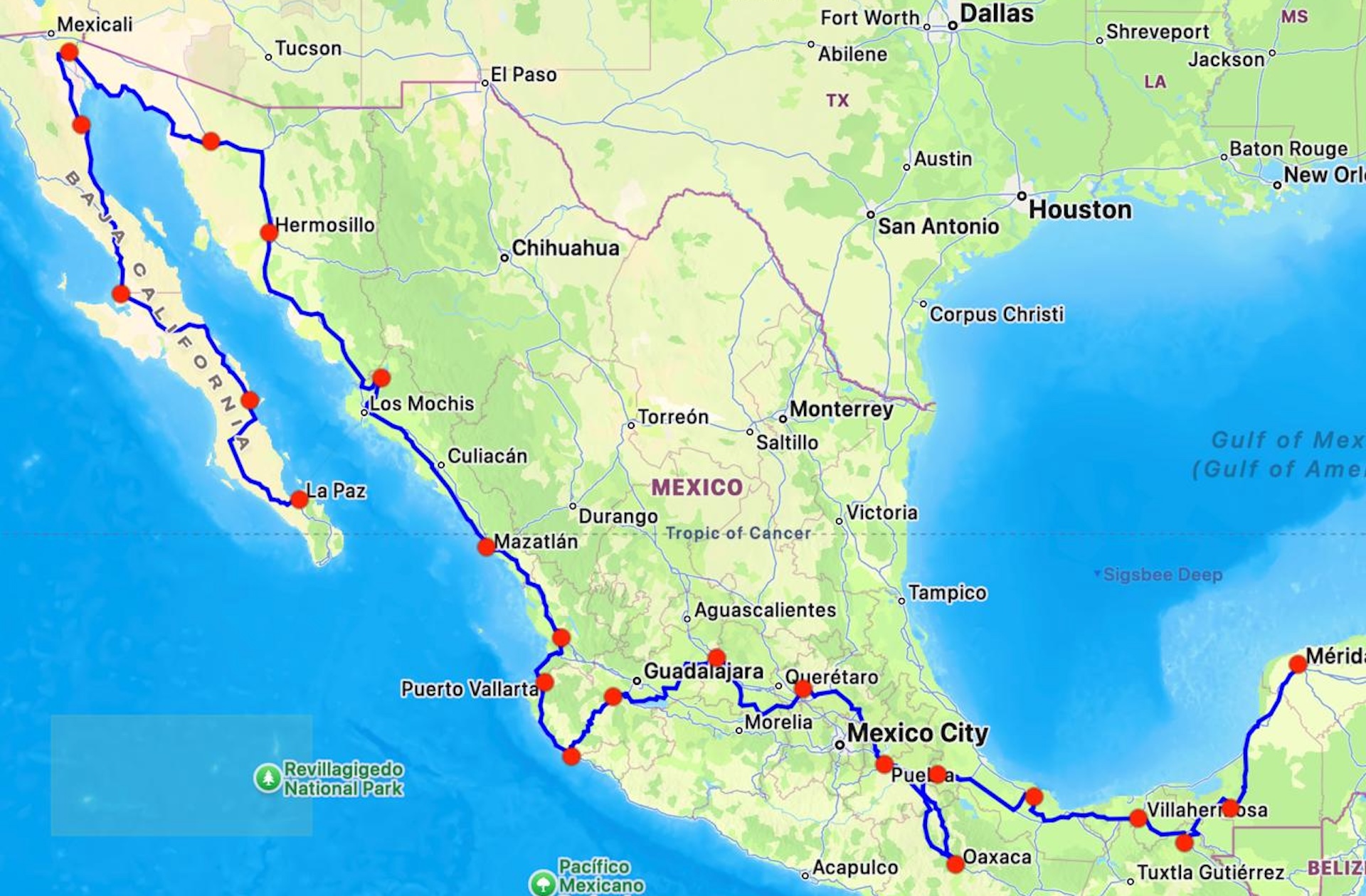 In June of 2025 I left Merida and rode my motorcycle to the other side of the country.