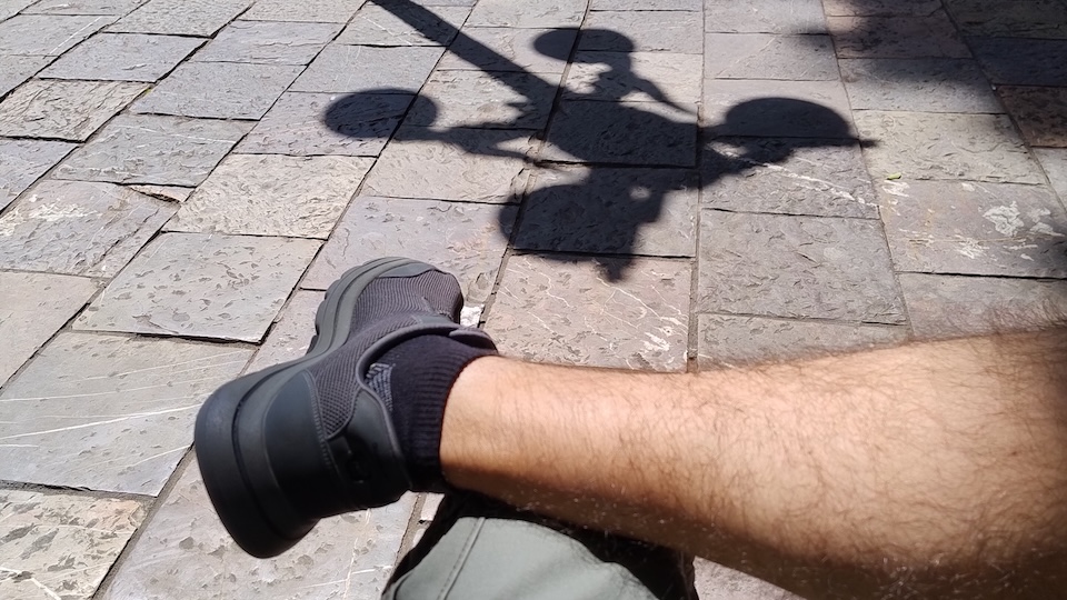 Taking it easy for the afternoon at the Zocalo de Puebla, the main park of the city.