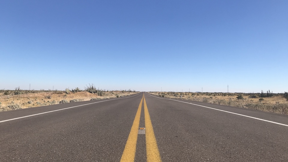 Soon I'll head into the desert I've been on this road before. But the loneliness and distances always are a daunting thought.